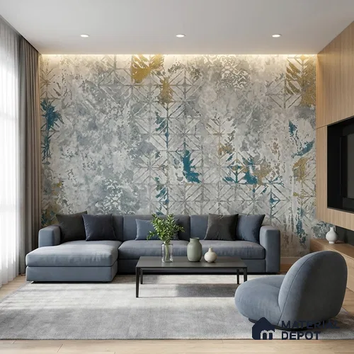WK150-33 | 10 Meter x 21 Inches Abstract Look Wallpaper - 57.41 Sq. Ft. | Minimum 15% wastage during installation