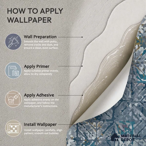 WK150-35 | 10 Meter x 21 Inches Abstract Look Wallpaper - 57.41 Sq. Ft. | Minimum 15% wastage during installation