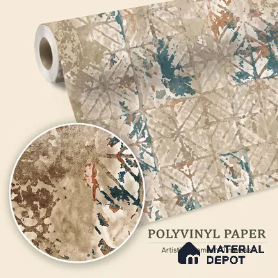 WK150-32 | 10 Meter x 21 Inches Abstract Look Wallpaper - 57.41 Sq. Ft. | Minimum 15% wastage during installation