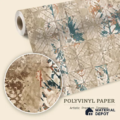 WK150-32 | 10 Meter x 21 Inches Abstract Look Wallpaper - 57.41 Sq. Ft. | Minimum 15% wastage during installation