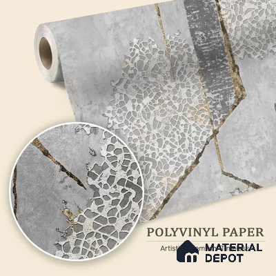WK150-11 | 10 Meter x 21 Inches Geometric Look Wallpaper - 57.41 Sq. Ft. | Minimum 15% wastage during installation