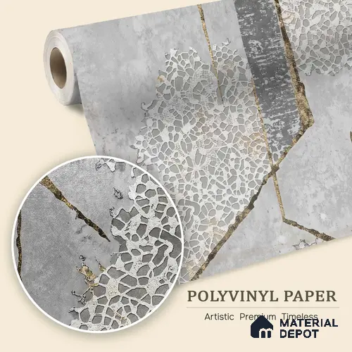 WK150-11 | 10 Meter x 21 Inches Geometric Look Wallpaper - 57.41 Sq. Ft. | Minimum 15% wastage during installation