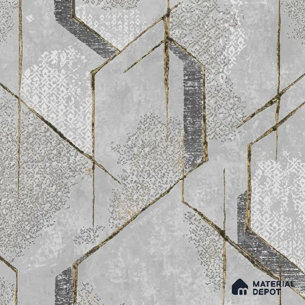 WK150-11 | 10 Meter x 21 Inches Geometric Look Wallpaper - 57.41 Sq. Ft. | Minimum 15% wastage during installation