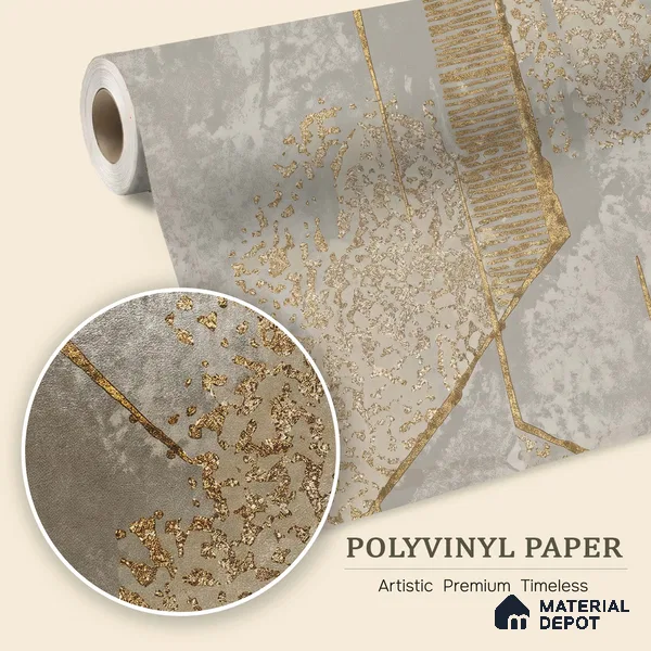 WK150-09 | 10 Meter x 21 Inches Geometric Look Wallpaper - 57.41 Sq. Ft. | Minimum 15% wastage during installation