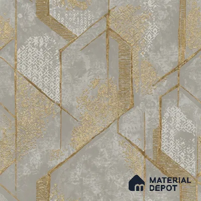 WK150-09 | 10 Meter x 21 Inches Geometric Look Wallpaper - 57.41 Sq. Ft. | Minimum 15% wastage during installation