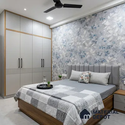 WK150-43 | 10 Meter x 21 Inches Florals Look Wallpaper - 57.41 Sq. Ft. | Minimum 15% wastage during installation