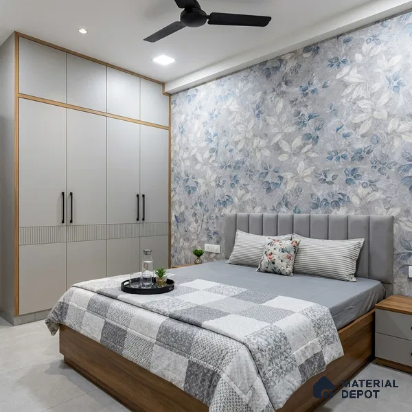 WK150-43 | 10 Meter x 21 Inches Florals Look Wallpaper - 57.41 Sq. Ft. | Minimum 15% wastage during installation