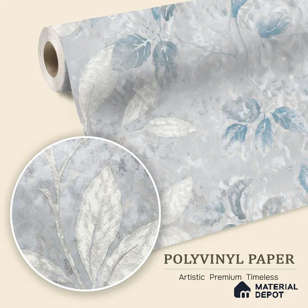 WK150-43 | 10 Meter x 21 Inches Florals Look Wallpaper - 57.41 Sq. Ft. | Minimum 15% wastage during installation