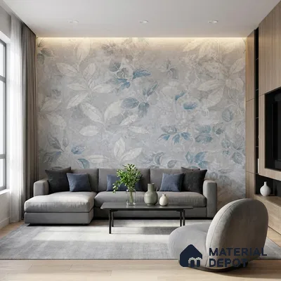 WK150-43 | 10 Meter x 21 Inches Florals Look Wallpaper - 57.41 Sq. Ft. | Minimum 15% wastage during installation