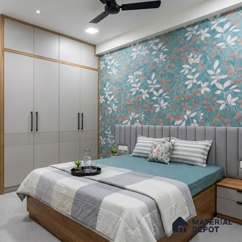 WK150-44 | 10 Meter x 21 Inches Florals Look Wallpaper - 57.41 Sq. Ft. | Minimum 15% wastage during installation