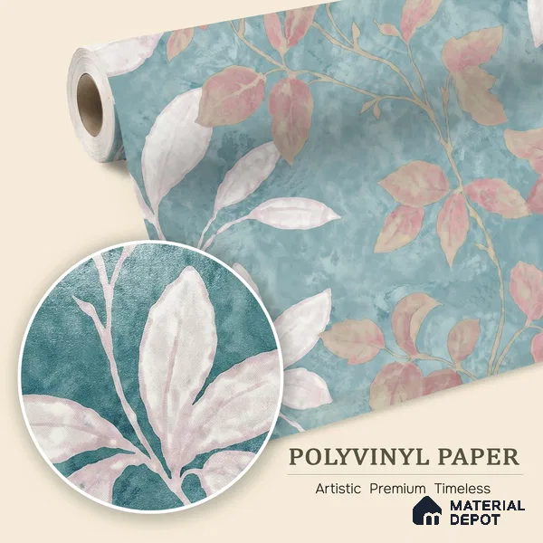 WK150-44 | 10 Meter x 21 Inches Florals Look Wallpaper - 57.41 Sq. Ft. | Minimum 15% wastage during installation