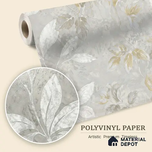 WK150-45 | 10 Meter x 21 Inches Florals Look Wallpaper - 57.41 Sq. Ft. | Minimum 15% wastage during installation