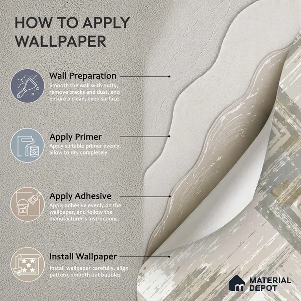 WK150-38 | 10 Meter x 21 Inches Patterned Look Wallpaper - 57.41 Sq. Ft. | Minimum 15% wastage during installation