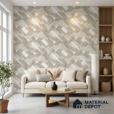 WK150-38 | 10 Meter x 21 Inches Patterned Look Wallpaper - 57.41 Sq. Ft. | Minimum 15% wastage during installation
