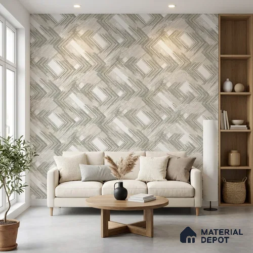WK150-38 | 10 Meter x 21 Inches Patterned Look Wallpaper - 57.41 Sq. Ft. | Minimum 15% wastage during installation