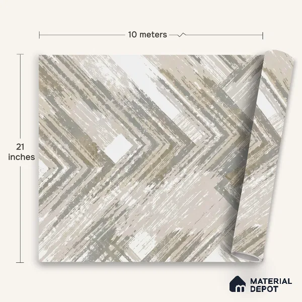 WK150-38 | 10 Meter x 21 Inches Patterned Look Wallpaper - 57.41 Sq. Ft. | Minimum 15% wastage during installation