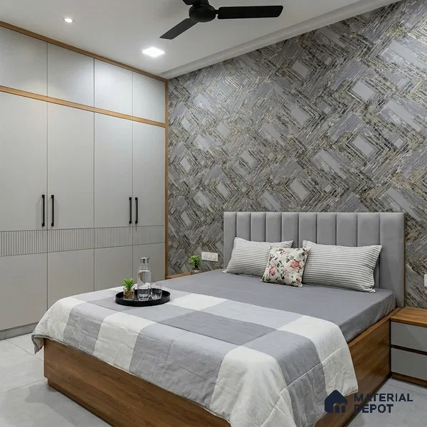 WK150-40 | 10 Meter x 21 Inches Patterned Look Wallpaper - 57.41 Sq. Ft. | Minimum 15% wastage during installation