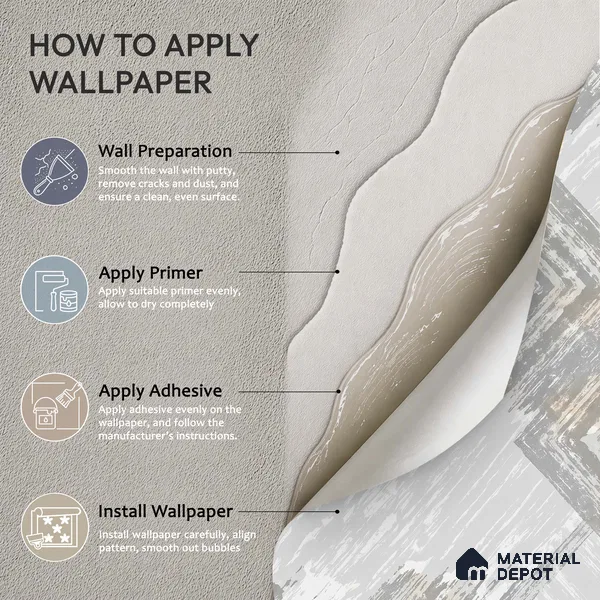 WK150-41 | 10 Meter x 21 Inches Patterned Look Wallpaper - 57.41 Sq. Ft. | Minimum 15% wastage during installation