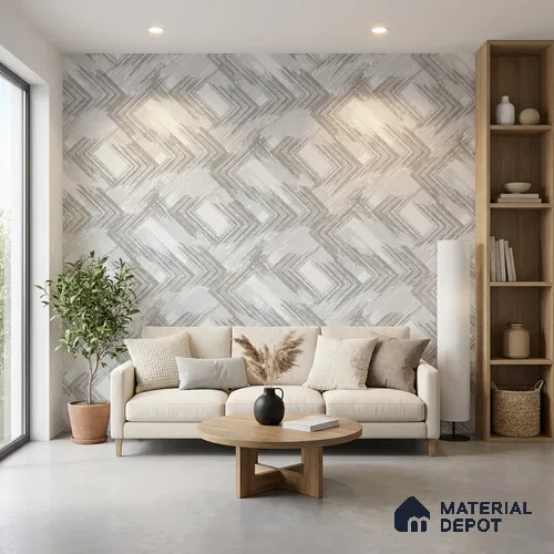 WK150-41 | 10 Meter x 21 Inches Patterned Look Wallpaper - 57.41 Sq. Ft. | Minimum 15% wastage during installation