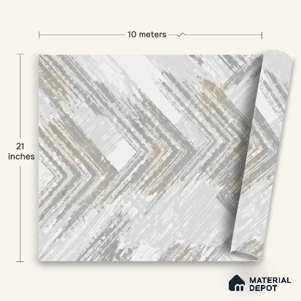 WK150-41 | 10 Meter x 21 Inches Patterned Look Wallpaper - 57.41 Sq. Ft. | Minimum 15% wastage during installation