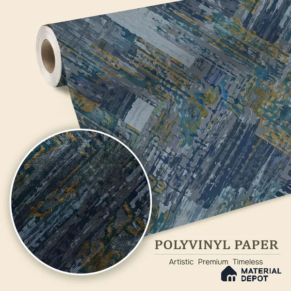 WK150-37 | 10 Meter x 21 Inches Patterned Look Wallpaper - 57.41 Sq. Ft. | Minimum 15% wastage during installation