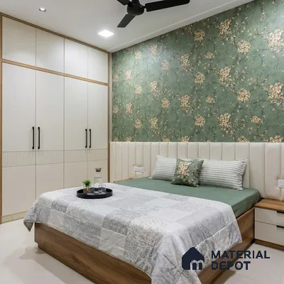 WK150-47 | 10 Meter x 21 Inches Florals Look Wallpaper - 57.41 Sq. Ft. | Minimum 15% wastage during installation