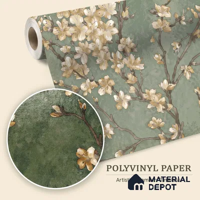 WK150-47 | 10 Meter x 21 Inches Florals Look Wallpaper - 57.41 Sq. Ft. | Minimum 15% wastage during installation