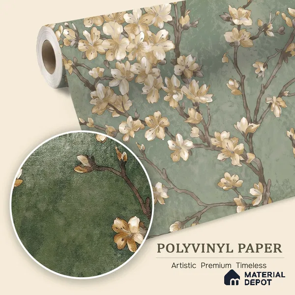 WK150-47 | 10 Meter x 21 Inches Florals Look Wallpaper - 57.41 Sq. Ft. | Minimum 15% wastage during installation