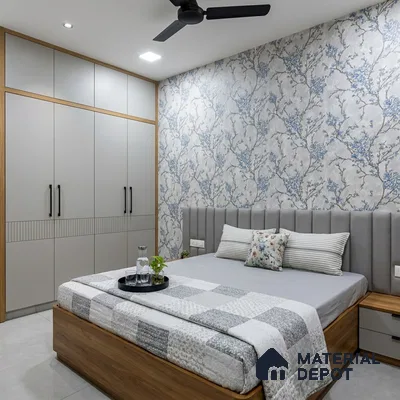 WK150-48 | 10 Meter x 21 Inches Florals Look Wallpaper - 57.41 Sq. Ft. | Minimum 15% wastage during installation