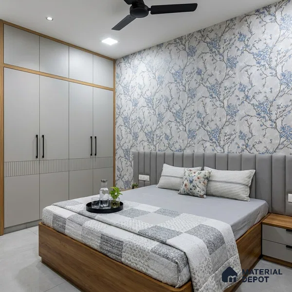 WK150-48 | 10 Meter x 21 Inches Florals Look Wallpaper - 57.41 Sq. Ft. | Minimum 15% wastage during installation