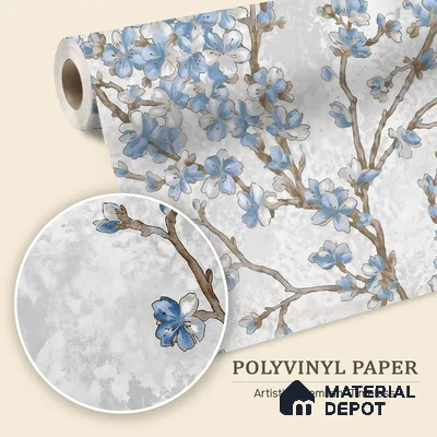 WK150-48 | 10 Meter x 21 Inches Florals Look Wallpaper - 57.41 Sq. Ft. | Minimum 15% wastage during installation