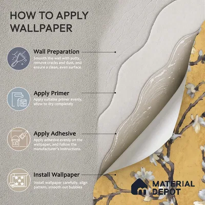 WK150-49 | 10 Meter x 21 Inches Florals Look Wallpaper - 57.41 Sq. Ft. | Minimum 15% wastage during installation