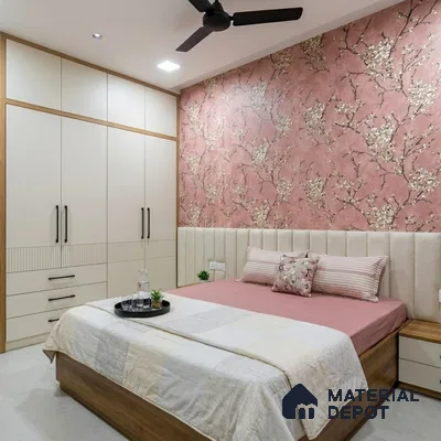 WK150-46 | 10 Meter x 21 Inches Florals Look Wallpaper - 57.41 Sq. Ft. | Minimum 15% wastage during installation
