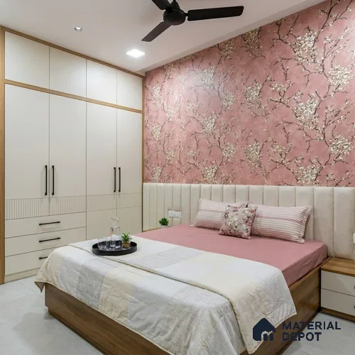 WK150-46 | 10 Meter x 21 Inches Florals Look Wallpaper - 57.41 Sq. Ft. | Minimum 15% wastage during installation