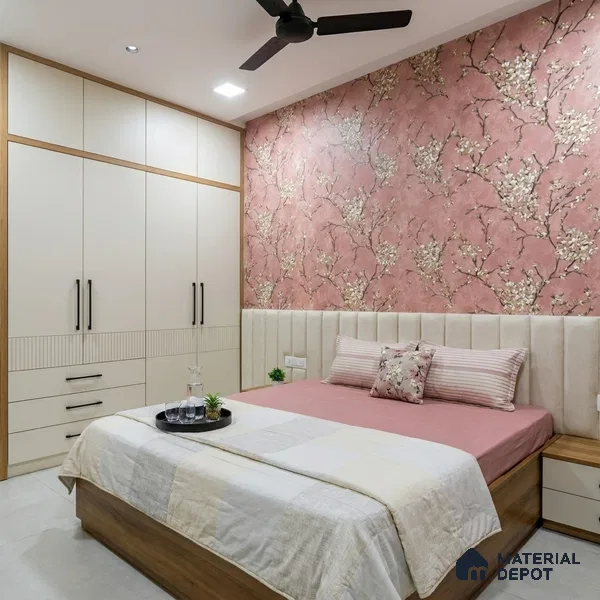 WK150-46 | 10 Meter x 21 Inches Florals Look Wallpaper - 57.41 Sq. Ft. | Minimum 15% wastage during installation