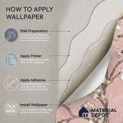 WK150-46 | 10 Meter x 21 Inches Florals Look Wallpaper - 57.41 Sq. Ft. | Minimum 15% wastage during installation
