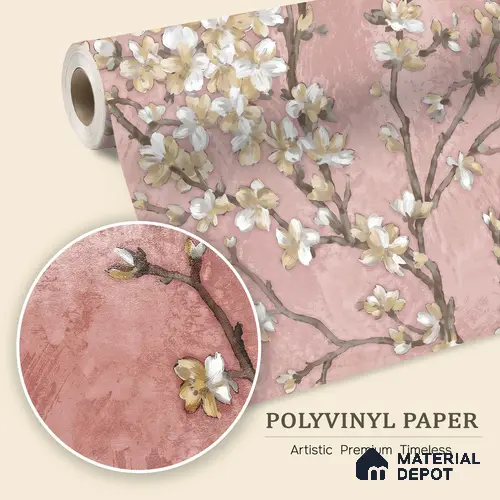 WK150-46 | 10 Meter x 21 Inches Florals Look Wallpaper - 57.41 Sq. Ft. | Minimum 15% wastage during installation