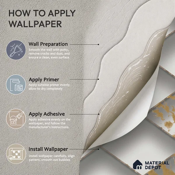 WK150-55 | 10 Meter x 21 Inches Geometric Look Wallpaper - 57.41 Sq. Ft. | Minimum 15% wastage during installation