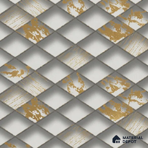 WK150-55 | 10 Meter x 21 Inches Geometric Look Wallpaper - 57.41 Sq. Ft. | Minimum 15% wastage during installation