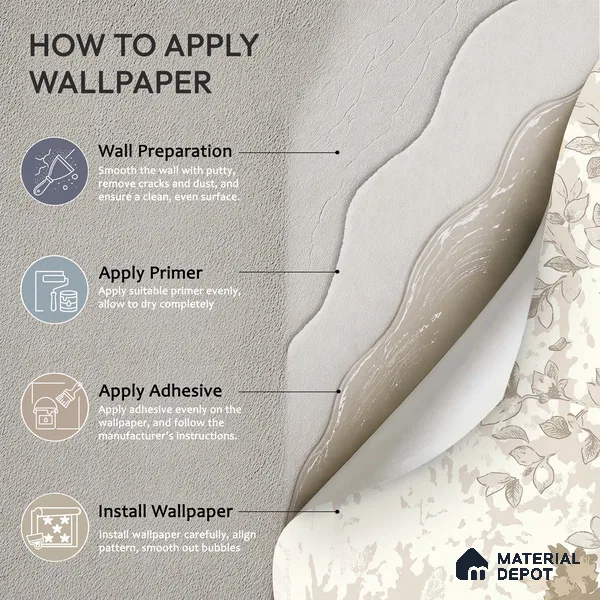 WK150-23 | 10 Meter x 21 Inches Nature Look Wallpaper - 57.41 Sq. Ft. | Minimum 15% wastage during installation