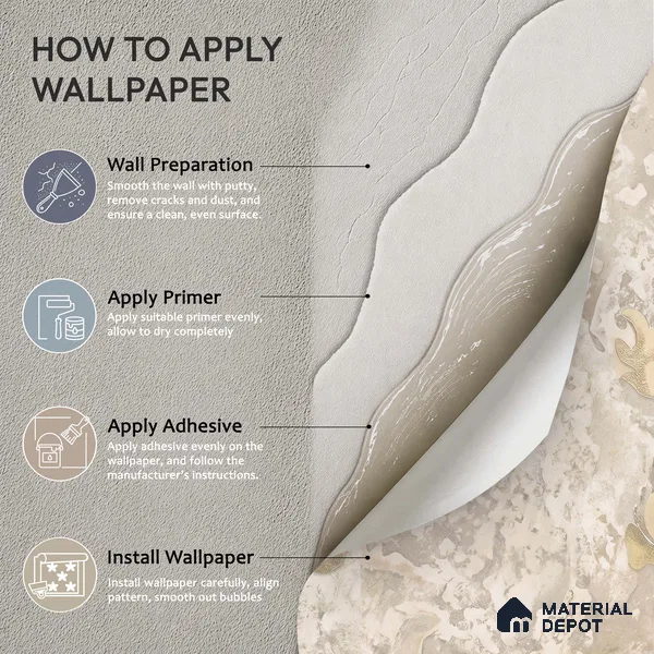 WK150-05 | 10 Meter x 21 Inches Damask Look Wallpaper - 57.41 Sq. Ft. | Minimum 15% wastage during installation