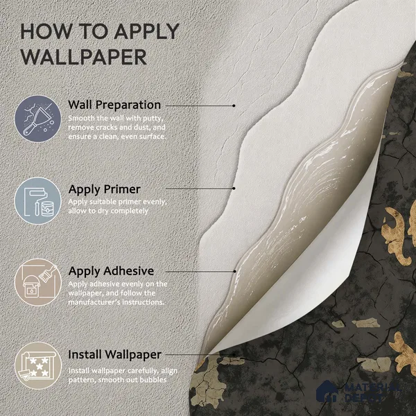 WK150-01 | 10 Meter x 21 Inches Damask Look Wallpaper - 57.41 Sq. Ft. | Minimum 15% wastage during installation
