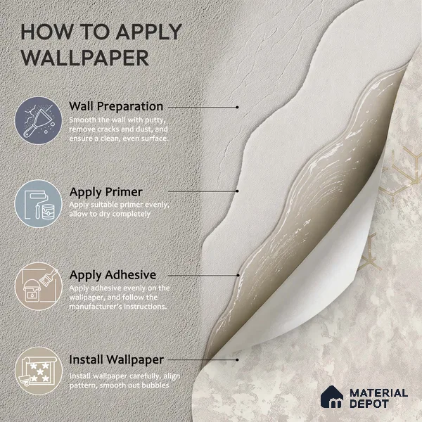 WK150-04 | 10 Meter x 21 Inches Damask Look Wallpaper - 57.41 Sq. Ft. | Minimum 15% wastage during installation