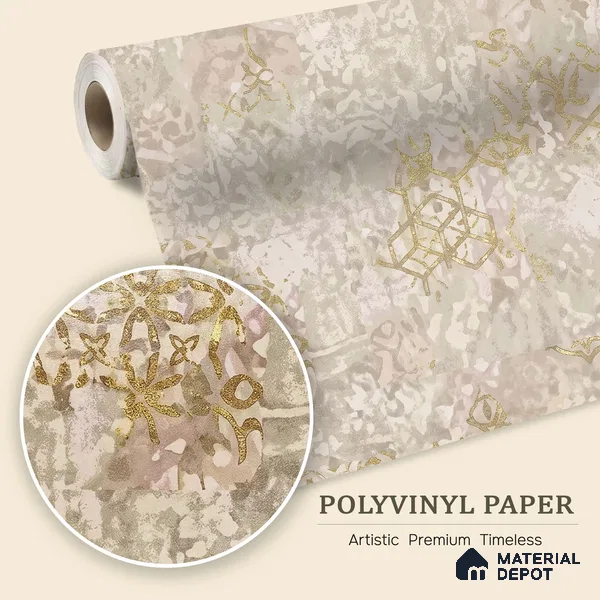 WK150-06 | 10 Meter x 21 Inches Damask Look Wallpaper - 57.41 Sq. Ft. | Minimum 15% wastage during installation