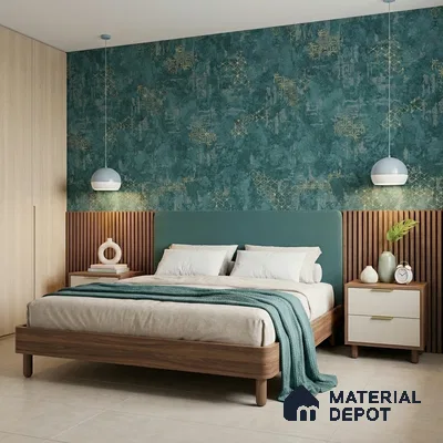 WK150-08 | 10 Meter x 21 Inches Damask Look Wallpaper - 57.41 Sq. Ft. | Minimum 15% wastage during installation