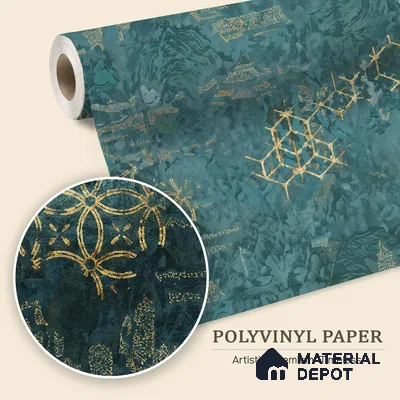 WK150-08 | 10 Meter x 21 Inches Damask Look Wallpaper - 57.41 Sq. Ft. | Minimum 15% wastage during installation