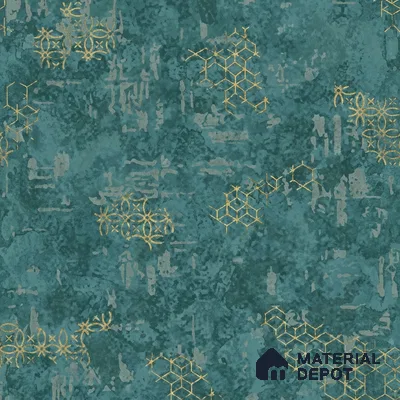 WK150-08 | 10 Meter x 21 Inches Damask Look Wallpaper - 57.41 Sq. Ft. | Minimum 15% wastage during installation