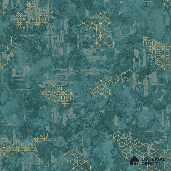 WK150-08 | 10 Meter x 21 Inches Damask Look Wallpaper - 57.41 Sq. Ft. | Minimum 15% wastage during installation