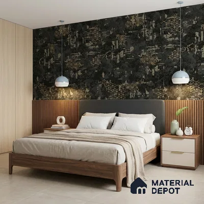 WK150-02 | 10 Meter x 21 Inches Damask Look Wallpaper - 57.41 Sq. Ft. | Minimum 15% wastage during installation