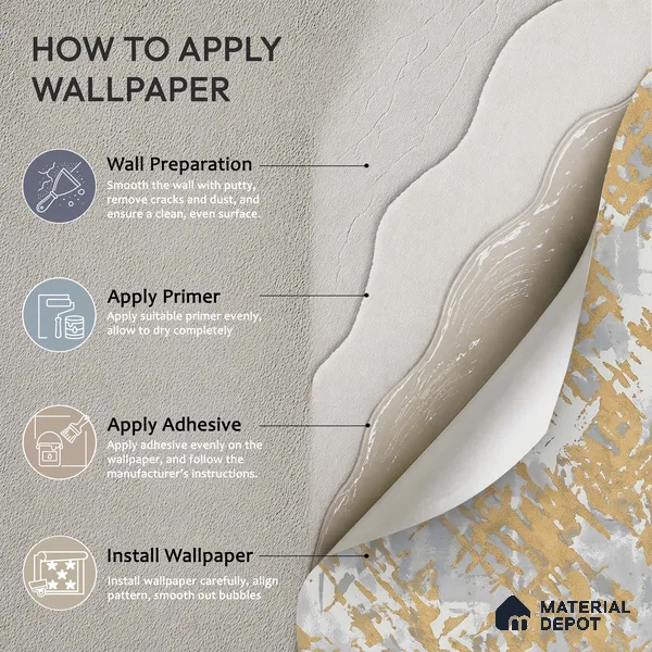 WK150-26 | 10 Meter x 21 Inches Patterned Look Wallpaper - 57.41 Sq. Ft. | Minimum 15% wastage during installation